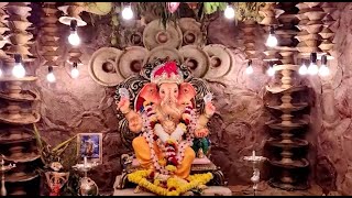 #GaneshChaturthi | Mansi Chari used 1,250 patravali's for the decoration of Ganesh Chaturthi