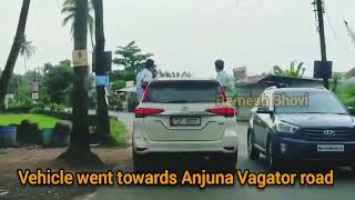 #GoGoaGone- Tourist seen driving dangerously and drinking at Anjuna-Vagator Road