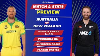 Australia v New Zealand | 1st ODI | ODI Series | Match Stats and Preview