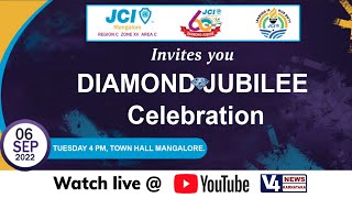 DIAMOND JUBILEE CELEBRATION || JCI || V4NEWS LIVE
