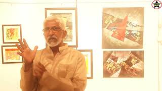 Jehangir Art Gallery Auditorium Hall Group Art exhibition by 4 well-known Artist from Pune