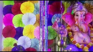 #Amazing Decoration | Akshara Sawant of Std 7th decorated the house with craft paper flowers