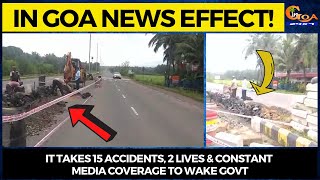 It takes 15 accidents, 2 lives and constant media coverage to wake Govt!