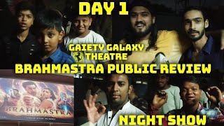 Brahmastra Movie Public Review Day 1 Night Show At Gaiety Galaxy Theatre In Mumbai
