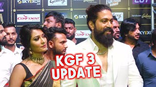 Yash OPENS On KGF Chapter 3 At SIIMA Awards 2022