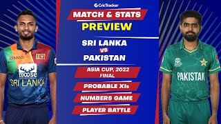 Sri Lanka vs Pakistan - Asia Cup 2022 Final, Predicted Playing XI and Previews