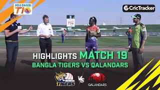 Abu Dhabi T10 League | Bangla Tigers vs Qalandars | Full Match Highlights