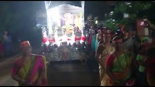 9 day Agarwada Sarvajanik Ganapati Visarjan on a special 'rath' from Kolhapur