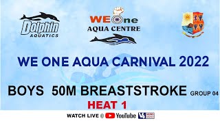 We One Aqua Centre, Mangalore ||STATE LEVEL SWIMMING COMPETITION-2022 ||BOYS 50M BACKSTROKE GROUP 06