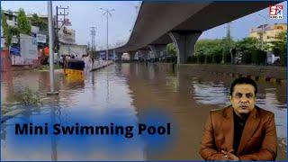 Baarish Mein Nazar Aane Wala Mini Swimming Pool | Attapur Pillar No : 191 | Rajendra Nagar |