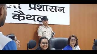 Women Commission Chairperson Renu Bhatia told women police officer to get out