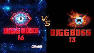 Bigg Boss 16 Vs Bigg Boss 13 LOGO Similarity