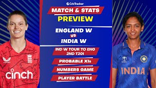 England Women v India Women | T20I Series | Match 2nd | Match Preview | Stats Preview