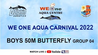 We One Aqua Centre, Mangalore ||STATE LEVEL SWIMMING COMPETITION-2022 || BOYS 50M BUTTERFLY GROUP 04