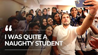 Shri @RahulGandhi had an invigorating interaction with young and inquisitive students