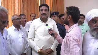बिजली मंत्री चौधरी रणजीत सिंह से रानियां में बढ रहे नशे व बंद पडे टयूबवैल कनेक्शन को लेकर खास बातचीत