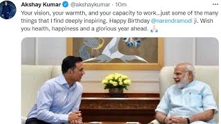 Akshay Kumar Wishes PM Narendra Modi On His 72nd Birthday