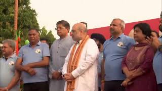 HM Shri Amit Shah flags off Pradhanmantri Narendra Modi Cross Country Slum Race under Sewa Karyakram