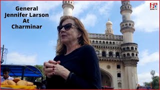 Hyderabad Newly Arrived US Consul General Jennifer Larson Visits Charminar |@Sach News