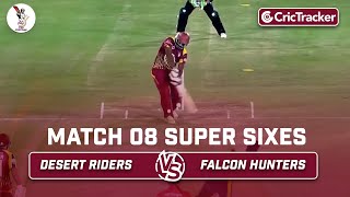 Desert Riders vs Falcon Hunters | Super Sixes | Match 8 | Qatar T10 League
