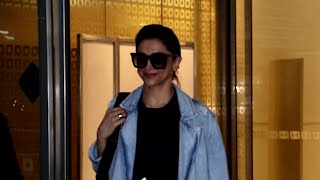 Deepika Padukone Spotted At Mumbai Airport