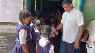 Govt Primary School at Kiranpani and interacted with students and teachers