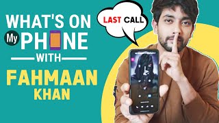 What's On My Phone ft. Fahmaan Khan | Last Message, Last Dialed Call | Imlie Fame
