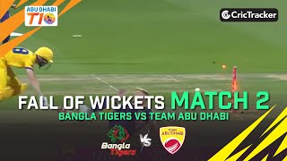 Bangla Tigers vs Team Abu Dhabi | Fall of Wickets | Abu Dhabi T10 League Season 5