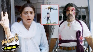 Ruler Tamil Movie Scenes | Balakrishna Fight To Save Bhoomika - Best Fight Scene