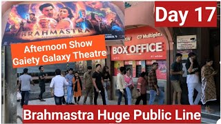 Brahmastra Movie Huge Public Line At Gaiety Galaxy Theatre In Mumbai