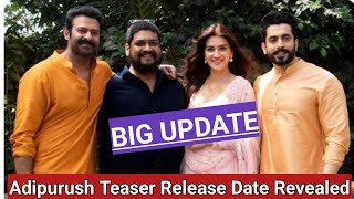 Adipurush Teaser Release Date Revealed By Makers, Featuring Rebel Star Prabhas