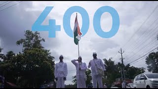 400 kms done! We have many miles to go and we’re taking you with us! #BharatJodoYatra #Congress