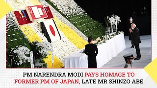 PM Narendra Modi pays homage to Former PM of Japan, Late Mr Shinzo Abe | PMO