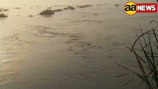 Delhi Yamuna का जलस्तर लगातार बढ़ रहा है, Jagatpur Wazirabad Yamuna