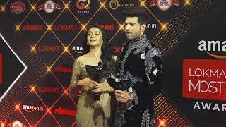 Cutest Couple Tejaswi Prakash Aur Karan Kundra At Lokmat Awards 2022