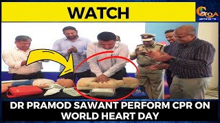 Dr Pramod Sawant perform CPR on World Heart Day