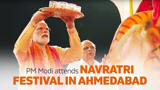 PM Narendra Modi attends Navratri Festival in Ahmedabad | PMO