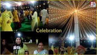 Trishol Pahard Par Josh-o-Kharosh Ke Saath Jashan | Navratri Festival 2022 | Asifabad |@Sach News