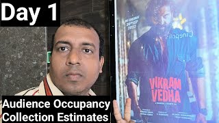 Vikram Vedha Audience Occupancy And Collection Estimates Day 1