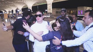 Kareena Kapoor Ke Sath Fans Ne Ki Battamizi, Airport Par Hua Hungama