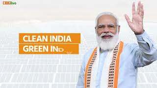 Creating a clean and sustainable India. #CleanIndia_GreenIndia