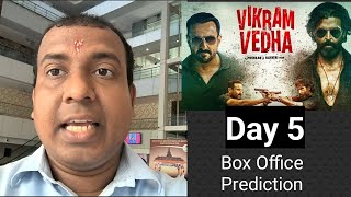 Vikram Vedha Movie Box Office Prediction Day 5