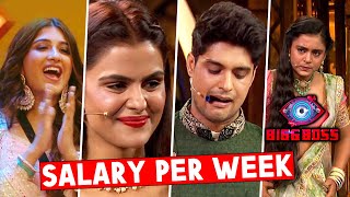 Bigg Boss 16 TOP Contestants SALARY Per Week | Priyanka, Ankit, Nimrit, Sumbul