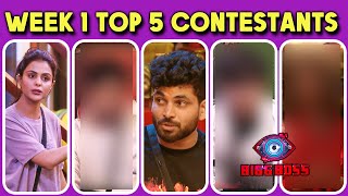 Bigg Boss 16 | TOP 5 Contestants WEEK 1 | Priyanka, Ankit, Shiv, Abdu, Sumbul