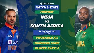 India v South Africa | ODI Series | 1st ODI | Match Preview | Stats Preview