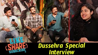 Like Share Subscribe Movie Team Dussehra Special Interview | Brahmaji | Faria | Santhosh | BhavaniHD