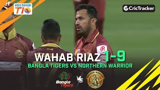 Bangla Tigers vs Northern Warriors | Wahab Riaz 1-9 | Match 11 | Abu Dhabi T10 League Season 4