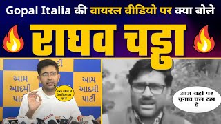 Gopal Italia की Viral Video पर Raghav Chadha का पलटवार | गलत तरीके से दिखाया जा रहा है | AAP Gujarat