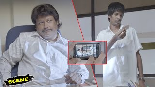 Middle Class Huduga Kannada Scenes | Nani Captures Doctor Taking Bribe For Fake Birth Certificate