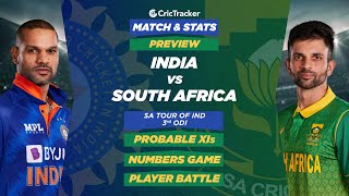 India v South Africa | ODI Series | 3rd ODI | Match Preview | Stats Preview